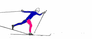Sport graphics cross country skiing 910665